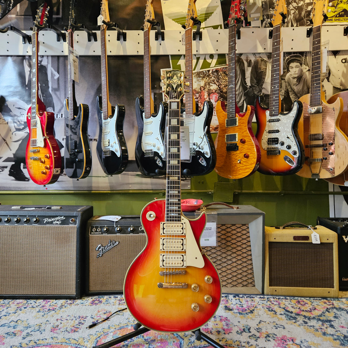 Greco ギター Greco ~ EG600 ~ Super Power 1980 HHH - Cherry Burst Gloss – Orphan