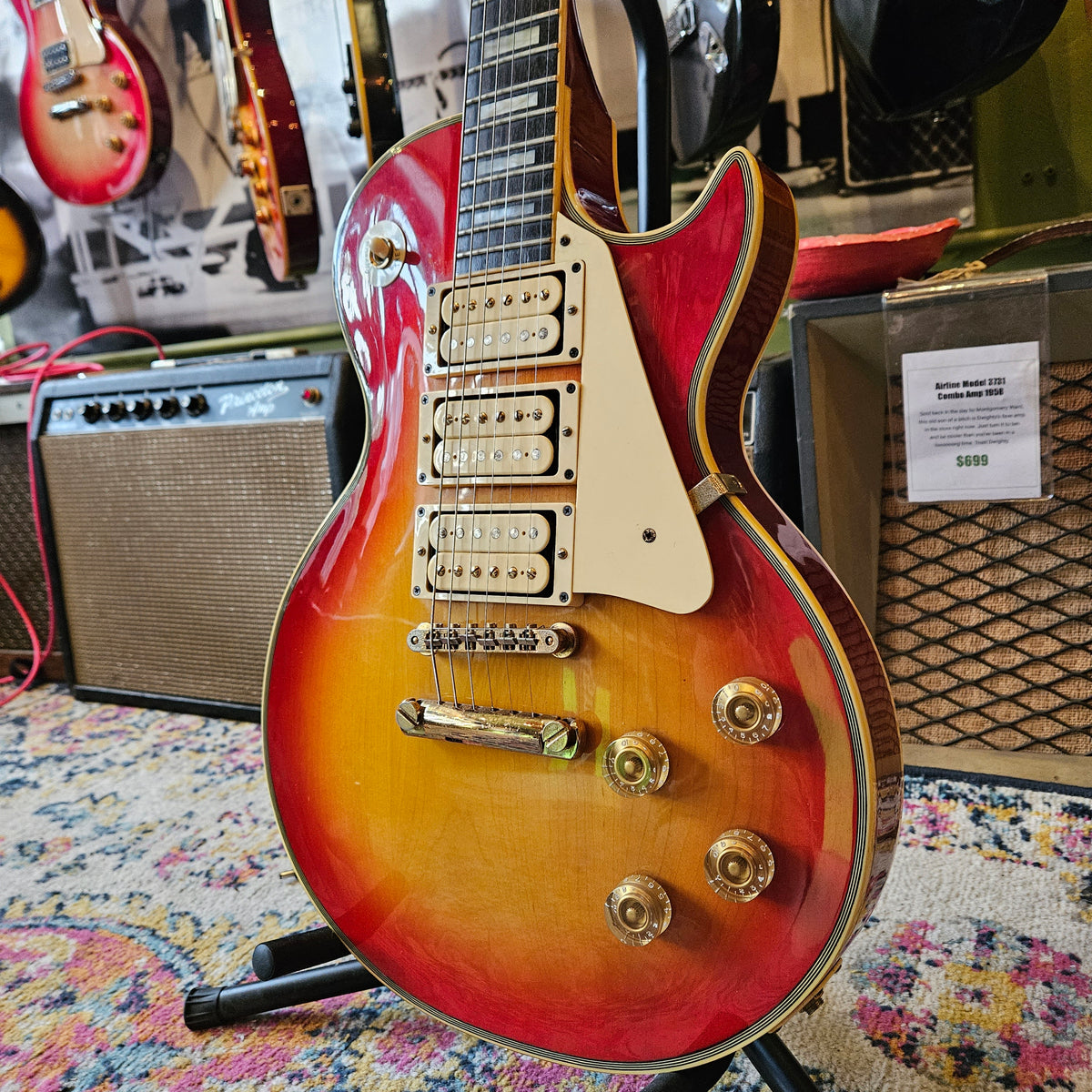 Greco EG-600 super power custom 80’s Greco Super Power Custom EG-600PB Frampton 1980 Les Paul