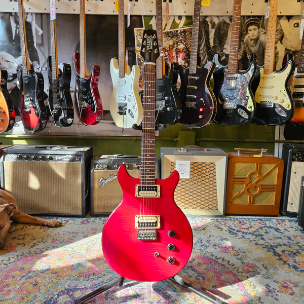 Hamer Special 1981 - Checkered Board Headstock ~ Flamed Maple Top ~ Cherry Red Gloss