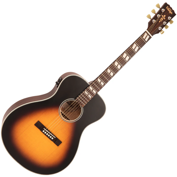 Historic Series 'Folk' Electro-Acoustic Guitars ~ Vintage Sunburst ~ NEW!
