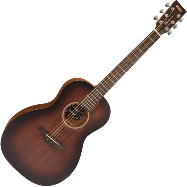 Vintage ~ Statesboro' 'Parlour' Acoustic Guitar ~ Whisky Sour ~ NEW!