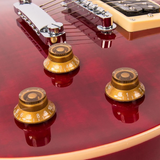 Vintage ~ V100T ReIssued Electric Guitar ~ Flamed Trans Wine Red ~ NEW!