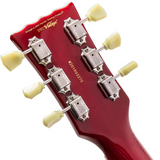 Vintage ~ V100T ReIssued Electric Guitar ~ Flamed Trans Wine Red ~ NEW!